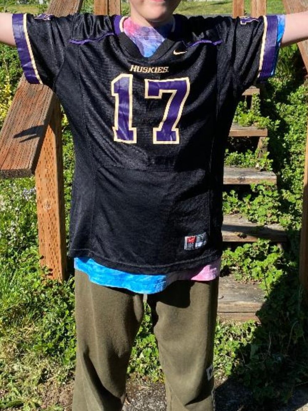 U of Washington NCAA Nike Children's Large Football Jersey